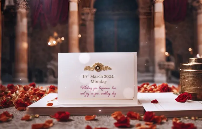 Unique 3D Wedding Invitation Card Slideshow